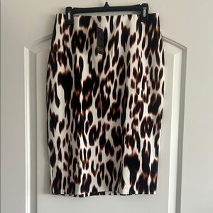 BOLD elements Black and White Pencil Skirt Knee-length Cocktail